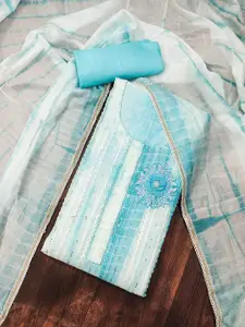 KIMISHA Embroidered Unstitched Dress Material