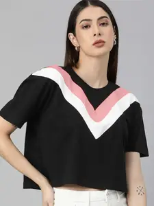 Dream Beauty Fashion Women Solid Round Neck Polyester Top