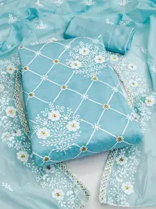 KIMISHA Embroidered Unstitched Dress Material