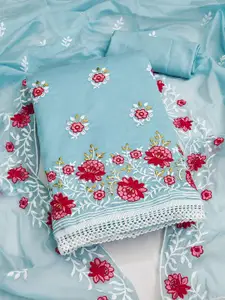 KIMISHA Embroidered Unstitched Dress Material