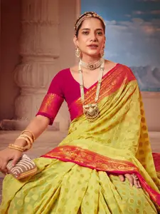 Saree mall Woven Design Zari  Kanjeevaram Sarees