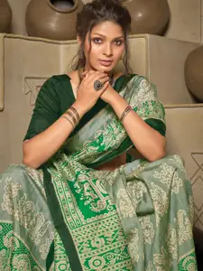 Saree mall Ethnic Motifs Ikat Sarees