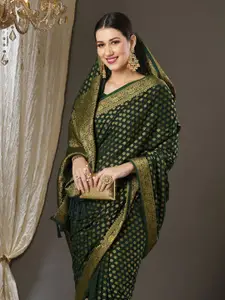 Saree mall Woven Design Ethnic Motifs Zari Kanjeevaram Sarees