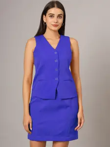 BRINNS Waistcoat With Skirt Suit