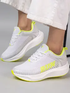 RUN SEVEN Men Regular Lace-Ups Mesh Running Non-Marking Shoes