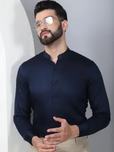 Indian Needle Men Skinny Fit Classic Opaque Formal Shirt