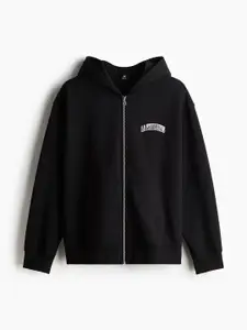 H&M Men Relaxed Fit Zip-Through Hoodie