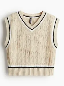 H&M Women Cable-Knit Sweater Vest