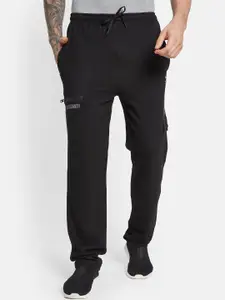 Octave Men Solid Regular Fit Mid Rise Cotton Regular Track Pants