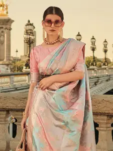 Mitera Woven Design Zari Banarasi Saree