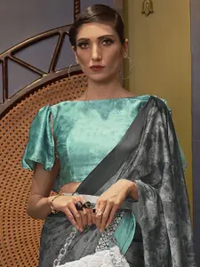 Mitera Printed Saree with Blouse