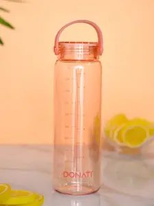 MARKET99 Peach Typography Printed Water Bottle 530 ml