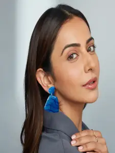 AccessHer Geometric Drop Earrings