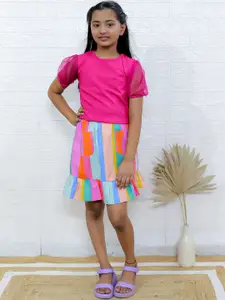 BAESD Girls Top with Skirt