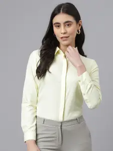 English Navy Women Opaque Formal Shirt