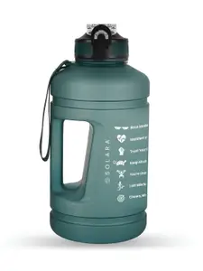 Solara Green Motivational Sipper Water Bottle - 2.2L