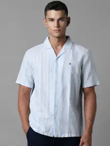 Louis Philippe Sport Men Slim Fit Opaque Striped Casual Shirt