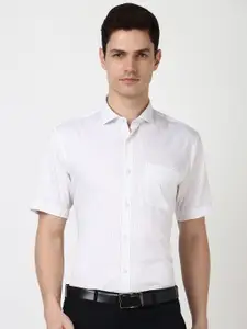 Peter England Men Cotton Opaque  Formal Shirt