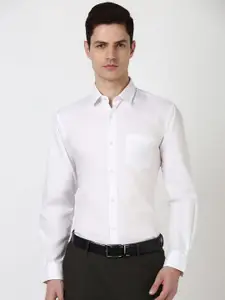 Peter England Men Cotton Solid Opaque Formal Shirt
