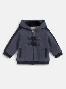 Chicco Boys Checked Open Front Jacket with Embroidered