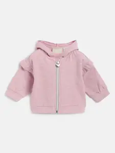 Chicco Girls Solid Hooded Sweatshirt