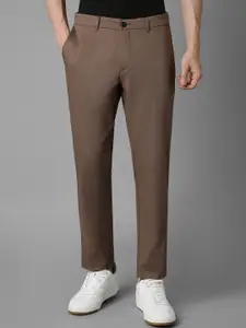 Louis Philippe Sport Men Slim Fit Textured Flat Front Trousers