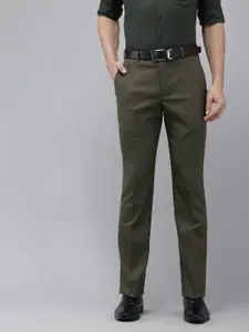 Park Avenue Men Textured Formal Trousers