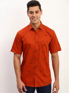 Allen Solly Men Slim Fit Opaque Printed Casual Shirt