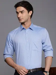 Raymond Slim Fit Self-Design Pure Cotton Formal Shirt