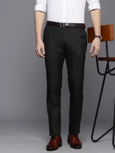 Raymond Men Checked Slim Fit Formal Trousers