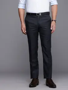 Raymond Men Checked Slim Fit Trousers