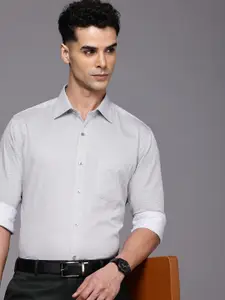 Raymond Pure Cotton Slim Fit Opaque Printed Formal Shirt