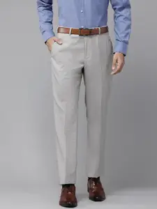 Park Avenue Men Textured Formal Trousers