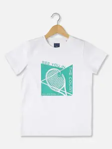 Allen Solly Junior Boys Printed V-Neck T-shirt