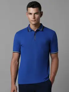 Louis Philippe Sport Men Polo Collar Pockets Slim Fit T-shirt