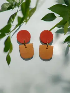 AccessHer Geometric Drop Earrings