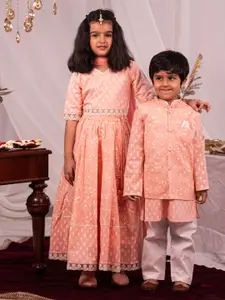 VASTRAMAY Printed Cotton Nehru Jackets