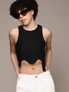 The Roadster Lifestyle Co. Round Neck Fitted Top