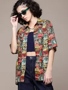 The Roadster Lifestyle Co. Printed Casual Shirt