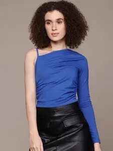 The Roadster Lifestyle Co. One Shoulder Ruched Top