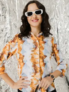 TANDUL Women Standard Opaque Printed Casual Shirt