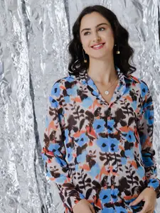 TANDUL Women Standard Floral Opaque Printed Casual Shirt