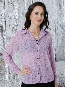 TANDUL Women Standard Floral Opaque Printed Casual Shirt