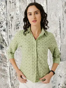 TANDUL Women Standard Opaque Printed Casual Shirt