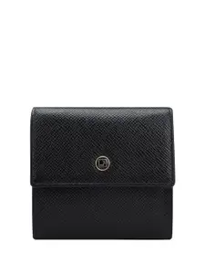 Da Milano Women Textured Leather Three Fold Wallet