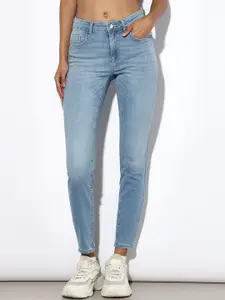 ONLY Women Skinny Fit Heavy Fade Stretchable Jeans