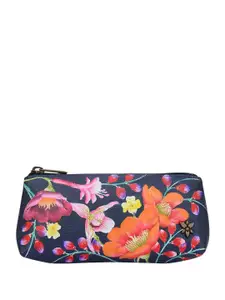 Anuschka Women Floral Printed Leather Zip Around Wallet