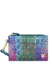 Anuschka Women Textured Leather Card Holder