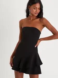 RARE Women Strapless Fit & Flare Mini Dress