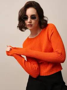 ONLY Women Ribbed Pullover Sweaters